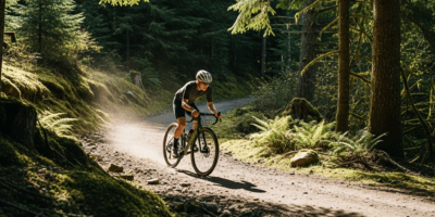Professional photograph related to: Best Gravel Cycling Routes in the Pacific Northwest. High qualit