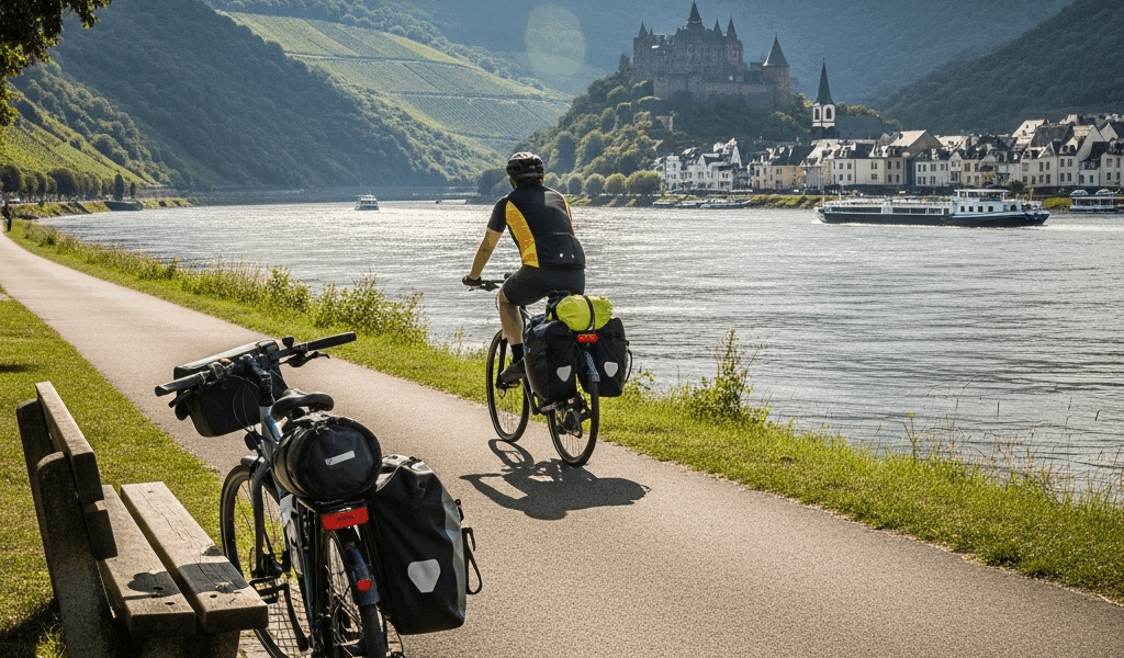 Professional photograph related to: EuroVelo 15 Rhine Cycle Route — Stage by Stage Guide. High quali