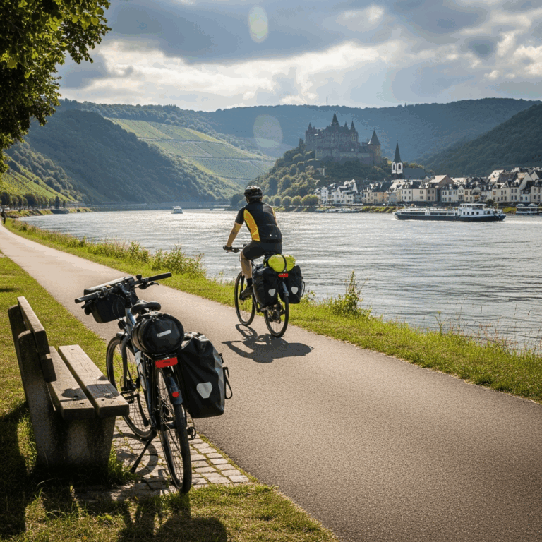Professional photograph related to: EuroVelo 15 Rhine Cycle Route — Stage by Stage Guide. High quali