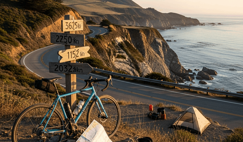 Cycling the Pacific Coast Highway Route Overview