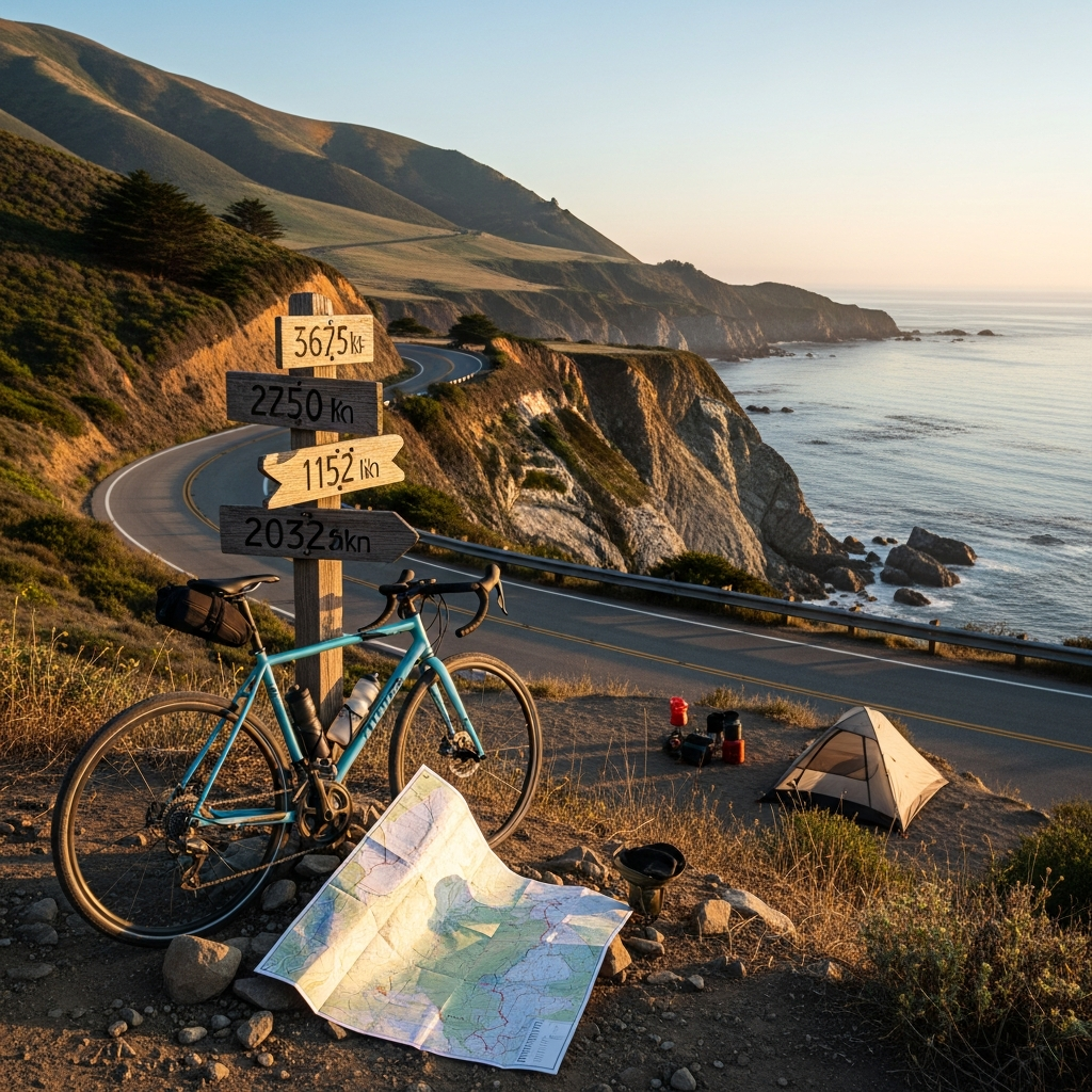 Cycling the Pacific Coast Highway Route Overview